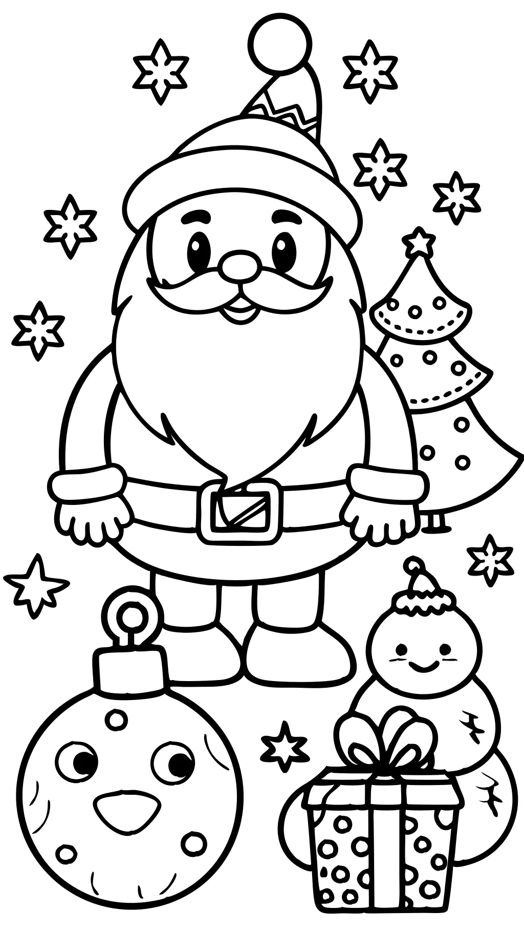 christmas book coloring pages